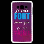 Coque Samsung A7 Fort et faible ZG