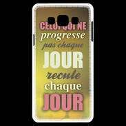 Coque Samsung A7 Progresse de jour en jour ZG