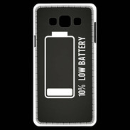 Coque Samsung A7 Low Battery noir ZG