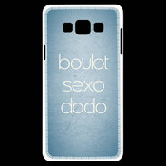 Coque Samsung A7 Boulot Sexo Dodo Bleu ZG
