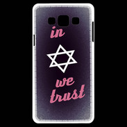 Coque Samsung A7 In Judaïsme We trust Rouge ZG 