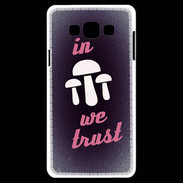 Coque Samsung A7 In Mushrooms We trust Rouge ZG