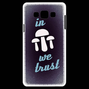 Coque Samsung A7 In Mushrooms We trust Bleu ZG