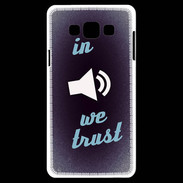 Coque Samsung A7 In Music We trust Bleu ZG