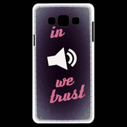 Coque Samsung A7 In Music We trust Rouge ZG