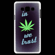 Coque Samsung A7 In Weed We trust Vert ZG