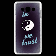 Coque Samsung A7 In Zen We trust Bleu ZG
