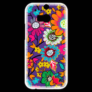 Coque HTC One M8s Fond Hippie 1