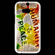Coque HTC One M8s Humanité et paix