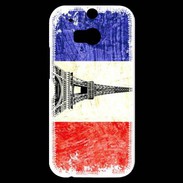 Coque HTC One M8s Drapeau français vintage 2