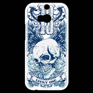 Coque HTC One M8s Tête de mort Lucky One 13