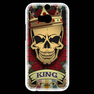 Coque HTC One M8s Roi tête de mort