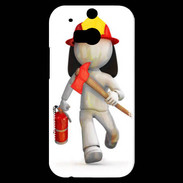 Coque HTC One M8s Je suis Pompier
