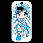 Coque HTC One M8s Chibi style illustration of a Super Heroine