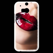 Coque HTC One M8s Bouche sexy et brillante