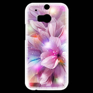 Coque HTC One M8s Design Orchidée violette