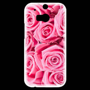 Coque HTC One M8s Tapisserie de roses