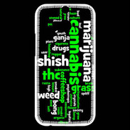 Coque HTC One M8s Cannabis Tag