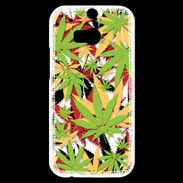 Coque HTC One M8s Cannabis 3 couleurs