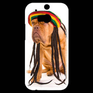 Coque HTC One M8s Chien Rasta