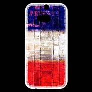 Coque HTC One M8s Drapeau français vintage