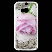 Coque HTC One M8s Rose Vintage