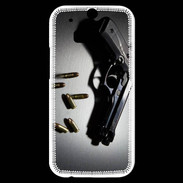 Coque HTC One M8s Gun et munitions