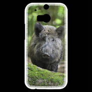 Coque HTC One M8s Sanglier dans les bois