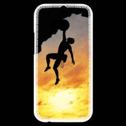 Coque HTC One M8s Escalade au couché de soleil 10