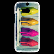 Coque HTC One M8s Chaussures à talons colorés 5
