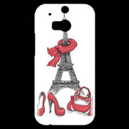 Coque HTC One M8s Glamour Paris