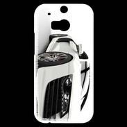 Coque HTC One M8s Belle voiture sportive blanche