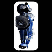 Coque HTC One M8s Bugatti bleu type 33