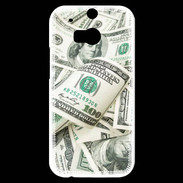 Coque HTC One M8s Fond dollars 10