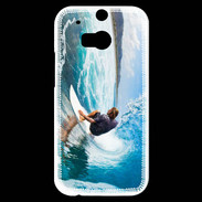 Coque HTC One M8s Surfer dans un rouleau