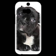 Coque HTC One M8s Bulldog français 2