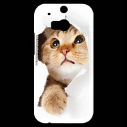Coque HTC One M8s Chaton caché