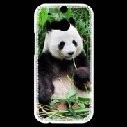 Coque HTC One M8s Panda gourmand