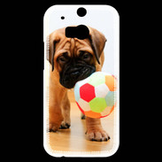 Coque HTC One M8s Bull mastiff chiot