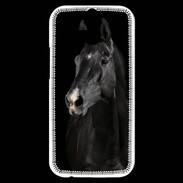 Coque HTC One M8s Cheval noir