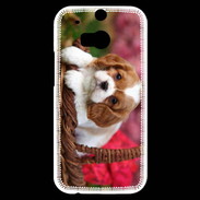 Coque HTC One M8s Chiot Cavalier King Charles 1