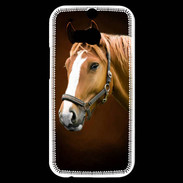Coque HTC One M8s Portrait de cheval en peinture