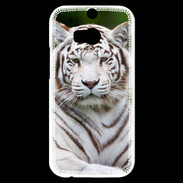 Coque HTC One M8s Tigre blanc 2