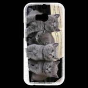 Coque HTC One M8s Chatons musiciens