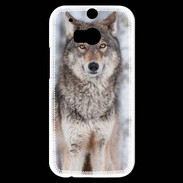 Coque HTC One M8s Loup gris 150 