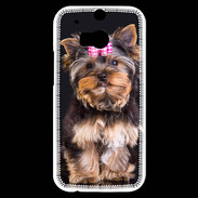 Coque HTC One M8s Chien Yorkshire 2