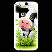 Coque HTC One M8s Humour vache 10