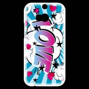 Coque HTC One M8s love Cartoon 510