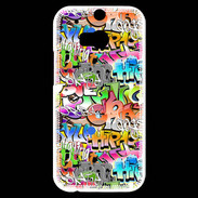Coque HTC One M8s Urban graffiti 2