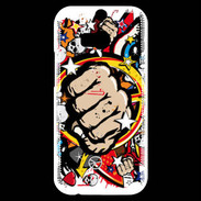 Coque HTC One M8s Graffiti free fight